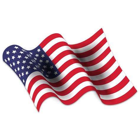 Realistic Wavy Flag of America 14373802 PNG