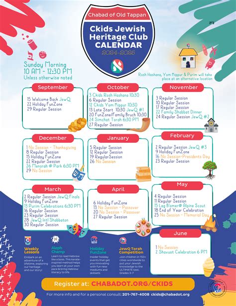 Our Calendar - ChabadOT.org