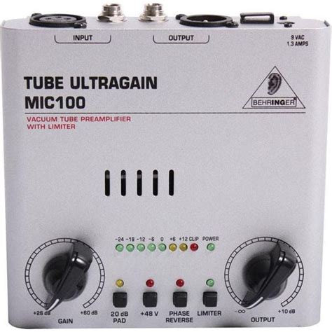 BAJAAO.COM - Buy Behringer TUBE ULTRAGAIN MIC100 Preamp Online India ...