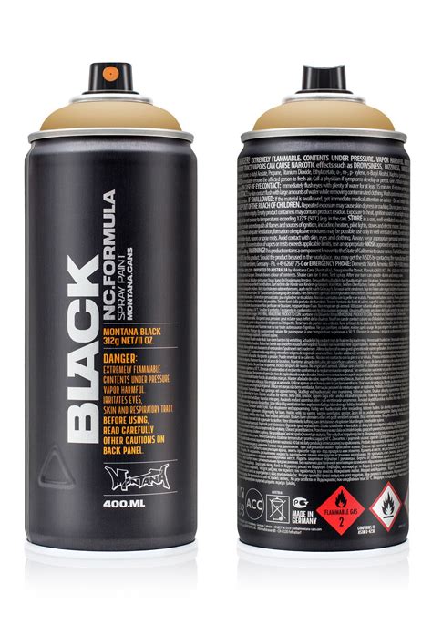 Montana BLACK 8010 Sand Spray paint 400ml - CROP