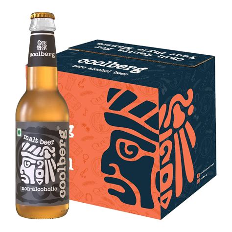 Coolberg Non Alcoholic Malt Beer 330ml Glass Bottle - Pack of 6 (330ml ...