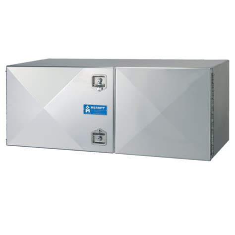 Merritt Underbody Cam Lock Tool Box 18X24X48 Smooth Aluminum Double Do ...