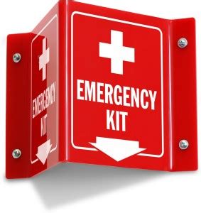 RLDigitalUnits Projecting V-Sign: Emergency Kit Emergency Sign Price in ...