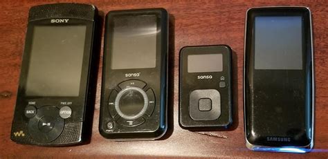These Mp3 players that I've used throughout the years. All still work ...
