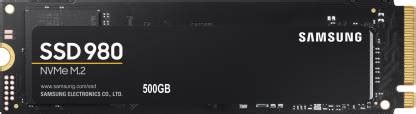 SAMSUNG 980 500 GB Laptop, Desktop Internal Solid State Drive (SSD) (MZ ...