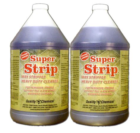Super Strip Commercial Floor Wax Stripper with Ammonia - 2 gallon case ...