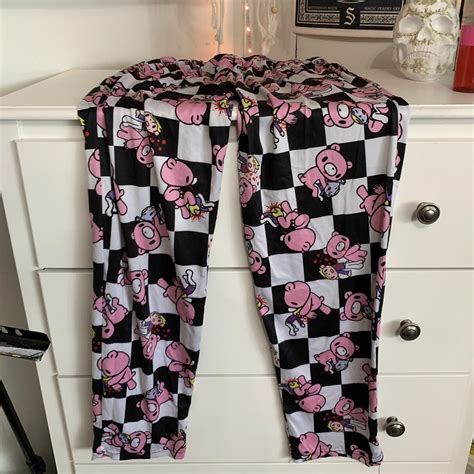 Spencer's Women's Black and White Pajamas | Depop