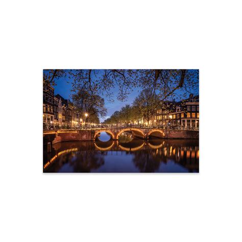 Latitude Run® " Amsterdam Lights, Amsterdam, The Netherlands " by Jim Nilsen | Wayfair