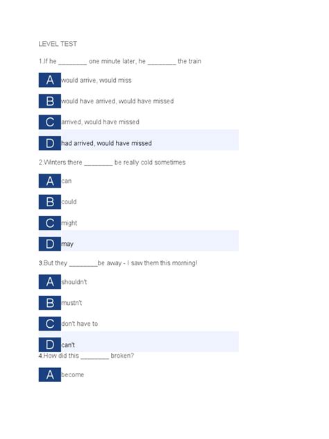 Image result for English Grammar Level Test
