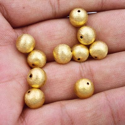Brushed Metal Beads – Madeinindia Beads