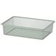 TROFAST mesh storage box, light green-grey, 42x30x10 cm (161/2x113/4x37 ...
