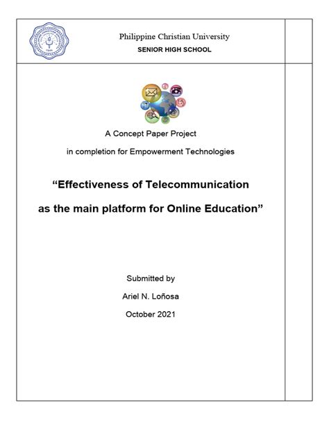 Image result for Example of Concept Paper