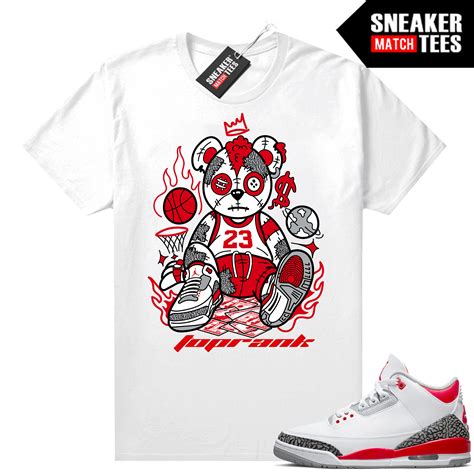 Fire red 3s sneaker outfits | Fire Red Sneaker tees