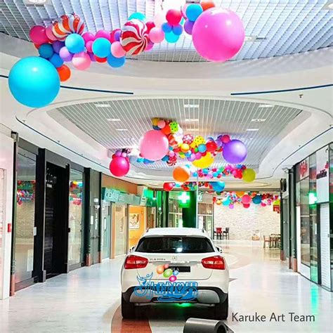 重庆艺术气球装饰，商业庆典布置，4S店气球装饰