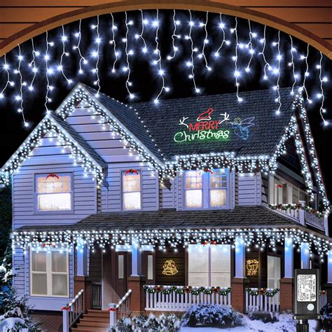 Ice Cycle Christmas Lights Duety 96 LED Christmas Iciclelights Outdoor