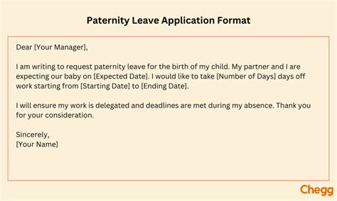 Image result for Requesting Paternity Leave Sample