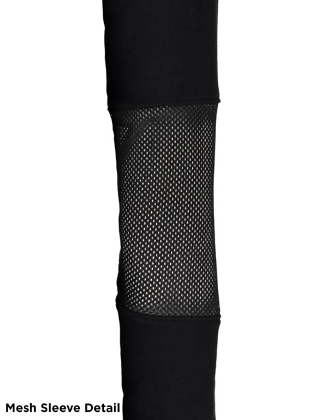 Ladies Black Hoodie with Mesh Inset on Sleeve | Park Bench Apparel