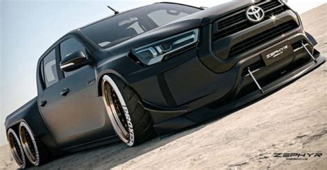 Check Out This 6×6 Lowrider Widebody Concept of Toyota Hilux » Car Blog ...
