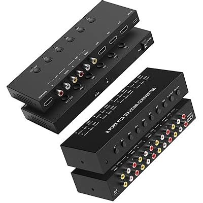 OseTub 5-in-1 HDMI/AV Switcher + 8 Port RCA to HDMI India | Ubuy