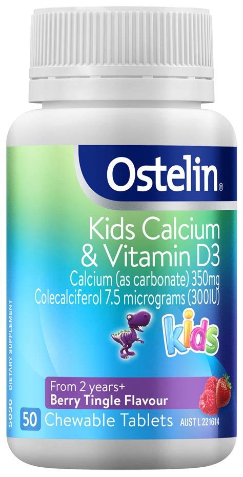Ostelin Bone Strength + Magnesium Tablets With Vitamin D Calcium 60 ...