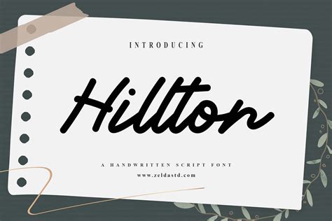 Hillton - DEMO FONT Windows font - free for Personal