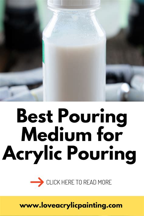 Best Pouring Medium Recipe for Paint Pouring - Fluid Texture Art - Love ...
