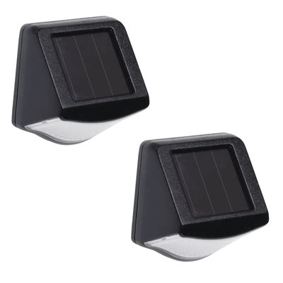 Mainstays 2-Count Solar Powered Black Wall Mountable India | Ubuy