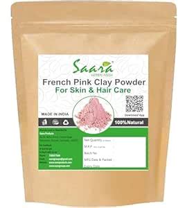 Buy Saara HERBAL FRESH French Pink Clay Powder,100g, Montmorillonite ...