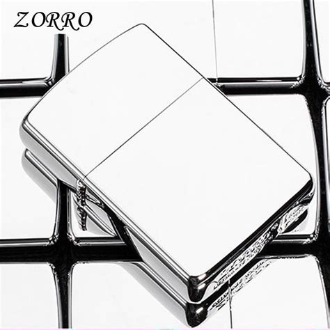 Smoke King Metal Silver Chrome Lighter (Zorro Series)