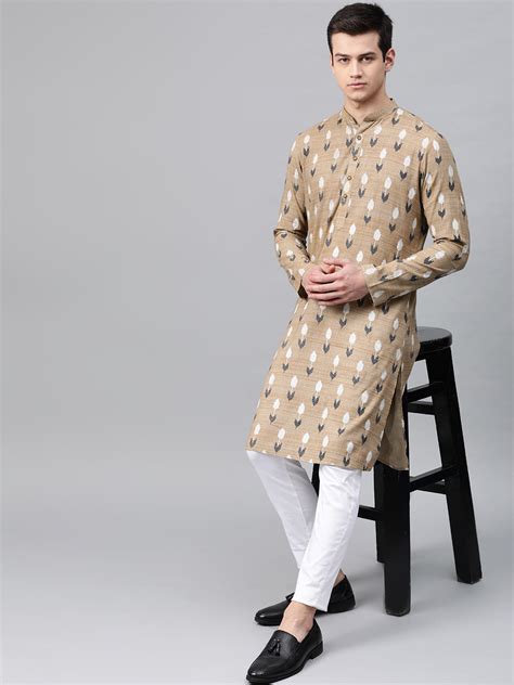 Printed Straight Kurta with Pyjama – See Designs