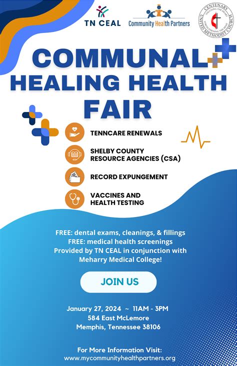 Communal Healing Health Fair, Jan. 27
