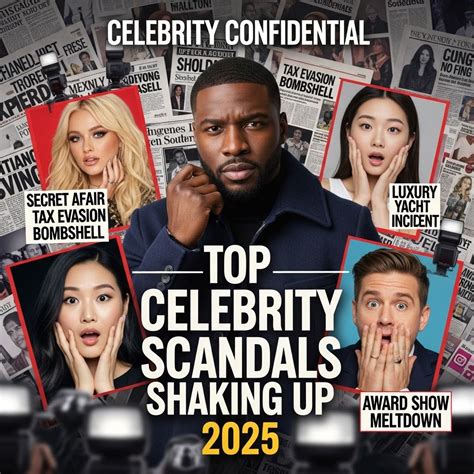 Top Celebrity Scandals Shaking Up 2025 - Graphic Eagle