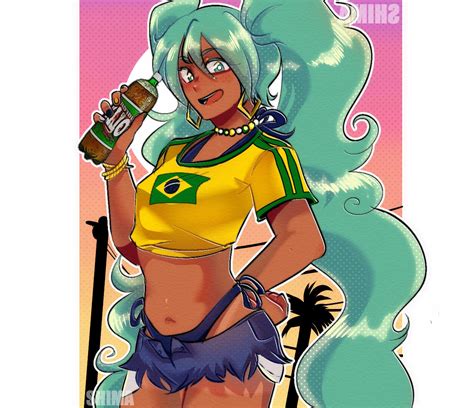 hatsune miku and brazilian miku (vocaloid) drawn by shimmyshishima ...