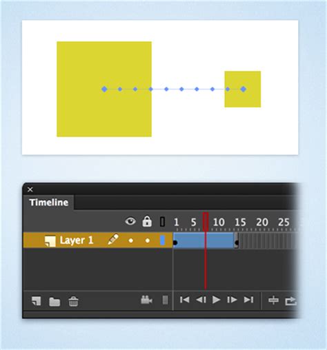 Basic terms and tasks with visual dictionary in Animate