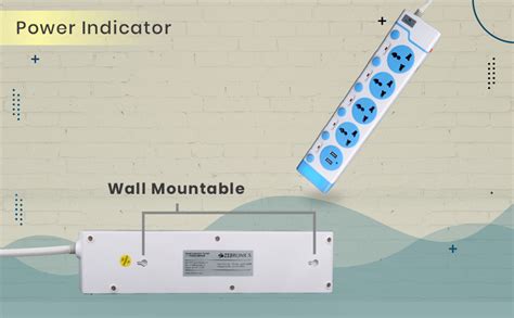 Buy ZEBRONICS ZEB-PS4320L USB Plus 2500W Power Extension Socket with 4 ...