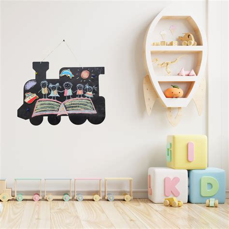 Wall Magnetic Chalkboards - Train