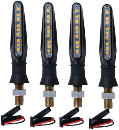 KOZDIKO Front & Rear Side Sleek Yellow Indicator Light Set of 4 Pcs For ...