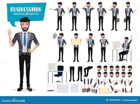 Business Man Character Vector 的图像结果