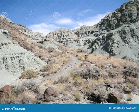 Blue Basin Panorama - John Day Fossil Beds National Monument Stock ...