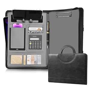 INKMILAN Superior Pu Leather Business Portfolio Included Calculator ...