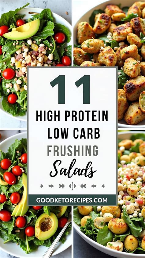 keto Low Carb - 11 High Protein Low Carb Salads | High protein low carb ...