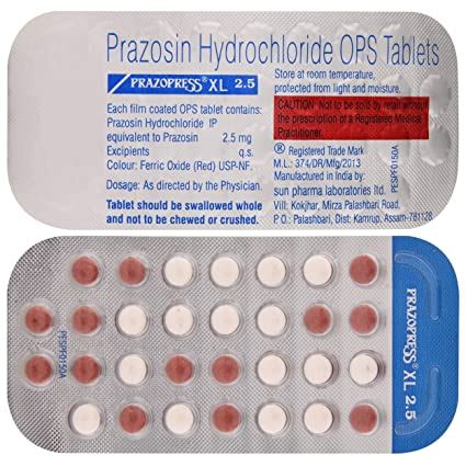 Prazopress XL 2.5 - Strip of 30 Tablets : Amazon.in: Fashion