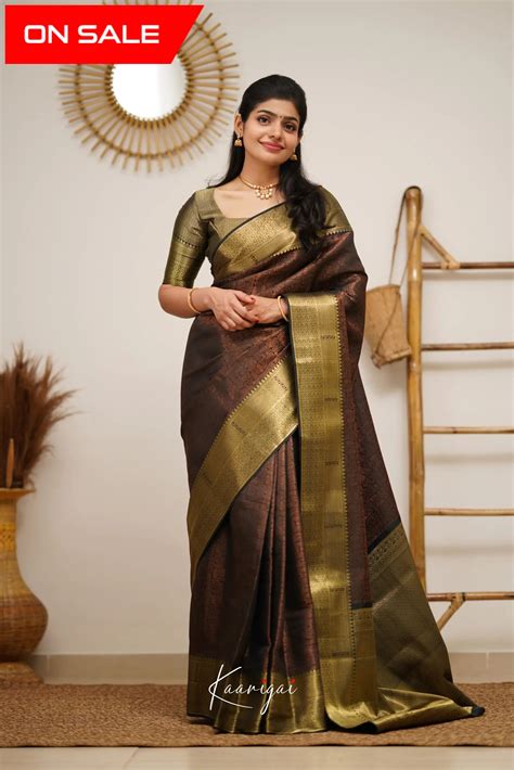 Sita - Black Semi Silk Saree – Ivalinmabia