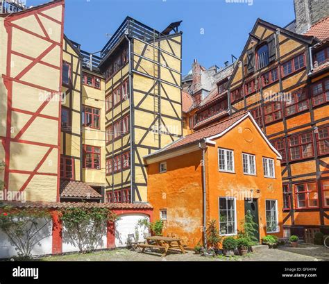 colorful frame houses in Copenhagen, the capital city of Denmark Stock Photo - Alamy