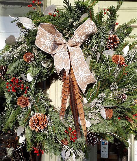 Large luxury Christmas wreath - Hedge Rose