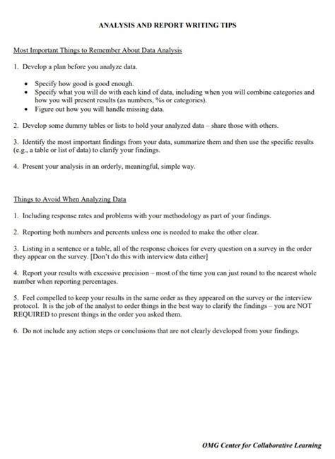 Image result for Analysis Report Sample