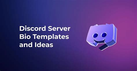 Discord Bio Templates and Ideas for Servers (Copy and Paste)