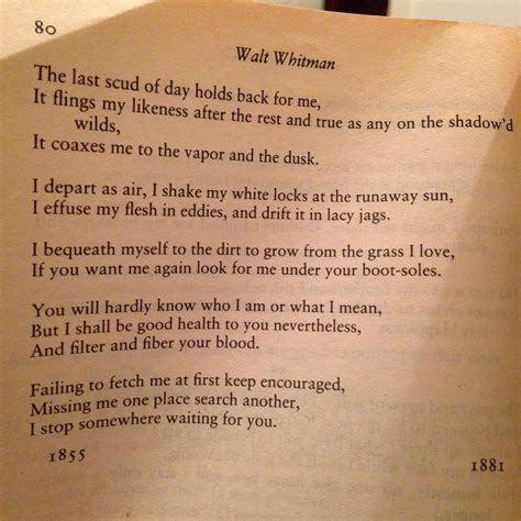Walt Whitman Poems