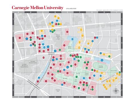 Carnegie Mellon University Campus Map (2025-2022) - All Maps