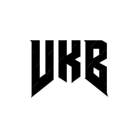 Vkb letter logo design for technology company vkb logo design black and ...